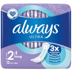 Always Ultra Thin Sanitary Napkin Long 12pc