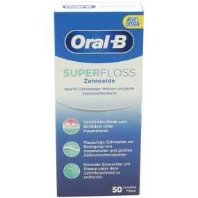 Oral B fil dentaire super floss 50's