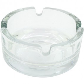 Glass ashtray small 7x3,5cm transparent