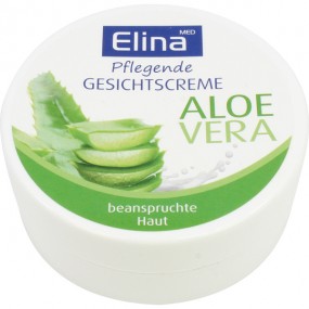 Elina Aloe Vera face cream 75ml in Jar