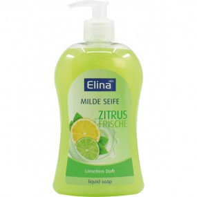 Soap Liquid Elina 500ml green fresh w/ Pump