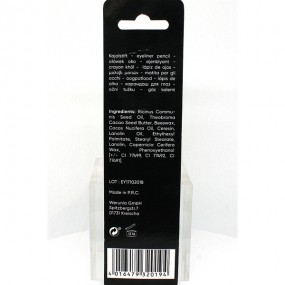 Cosm. Eyeliner black on card 14cm with sharpener