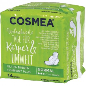 Serviette hygiénique Cosmea ultra normal plus 14