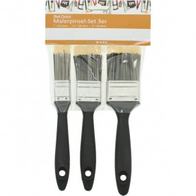 Paintbrush set of 3 ass. in sizes 2,5 / 3,8 /5cm