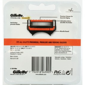 Gillette Fusion ProGlide Power 4er Klingen