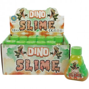 Slime DINO 170g slime vert présentoir de 12