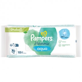 Pampers wet wipes aqua 10er