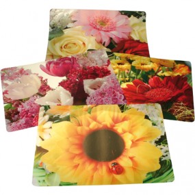 Set de table motifs de fleurs 43x28cm triés 4