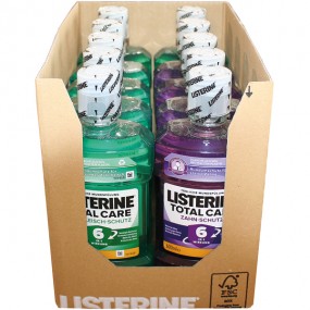 Listerine mouth-wash 600ml 10's mixed carton