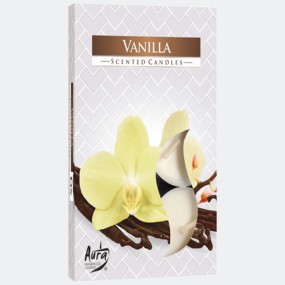 Tealights Scent 6s vanilla in folded box