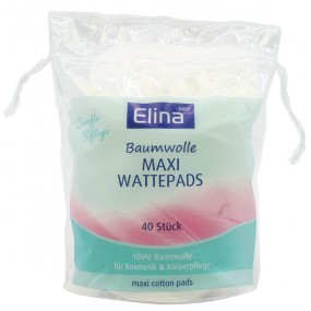 Tampons de coton ovale Elina 40 maquillage