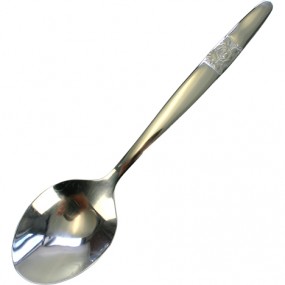 Cutlery C Metal Spoon Rose Theme 19cm Stainless