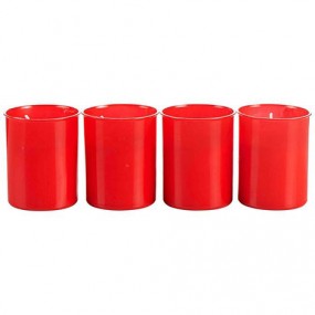 Memorial Candles 4pc No.40 Red