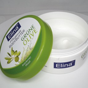 Elina body butter Green Olive 150ml in jar