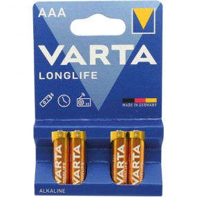 Battery VARTA Micro AAA 4pcs Longlife Alkaline