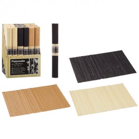 Place mat Bamboo 3/s approx. 30x45cm Material: bamboo;