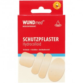 Wound bandage strips hydrocolloid 10 pieces in 4