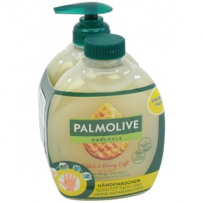 Savon liquide Palmolive 2x300ml lait et miel