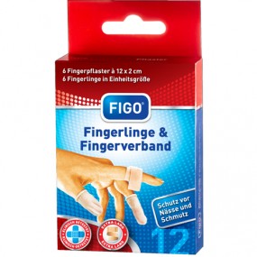 Bandage Finger 6x Protector & 6x Finger Bandage