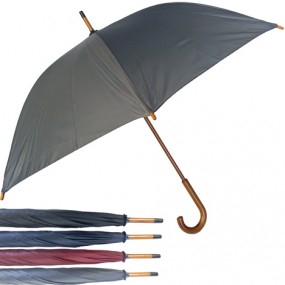 Parapluie 110cm Stick 4 couleurs ass.