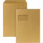 Envelopes DIN C4 with window, self adhesive