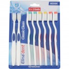 Toothbrush Elina 6+2 Classic Clean Medium