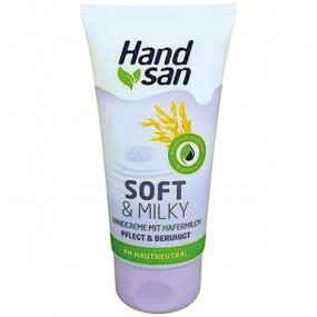 Handsan Handcreme 75ml Soft&Milky mit Hafermilch