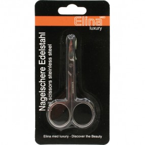 Nail Scissors Stainless Steel 9cm on Card