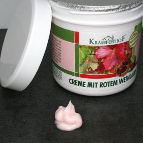 Cream Kräuterhof 100ml Red Vine Leaf in Jar