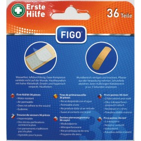 Bandage First-Aid Box 36pcs Household +Travel