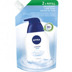 Nivea Savon Liquide 500ml Cream Soft recharge