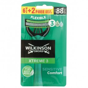 Wilkinson razor Extreme3 Sensitive 6+2