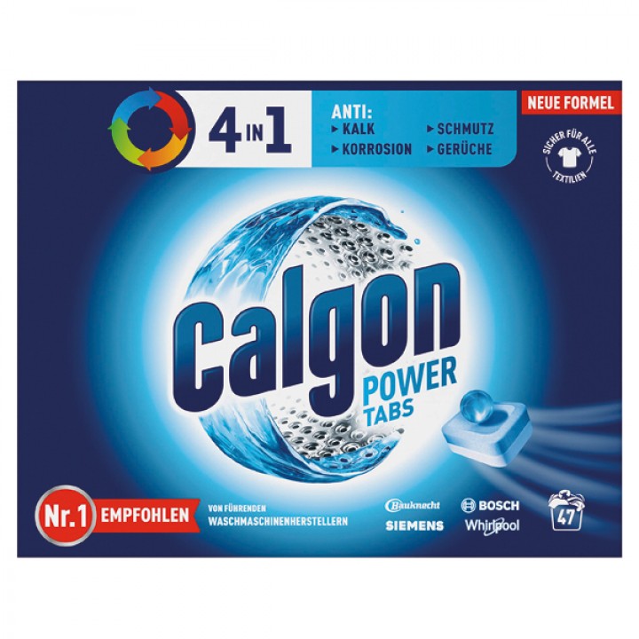 Calgon 4in1 Power Tabs 47's Water Softener, Household