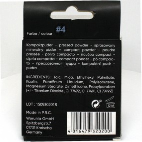 Cosm. Compact powder 11,5g in box 4 colour
