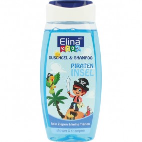 Shower Gel Elina Kids 250ml 2in1 Pirate Island