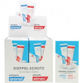 Aronal + Elmex toothpaste 2x12ml