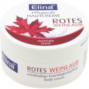 Cream Elina 150ml Red Vine leaf cream in Jar