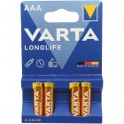 Batterie VARTA Micro AAA 4er Longlife Alkaline
