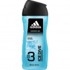 Adidas Shower 250ml 3in1 Ice Dive