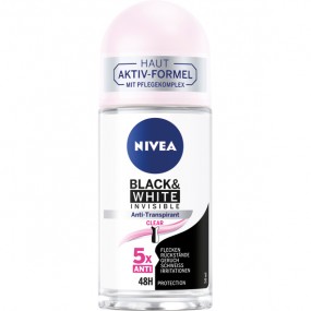 Nivea Deo Roll-on 50ml Black & White Clear