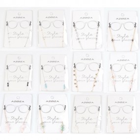 Brillenkette 24fach sortiert Nickelfrei