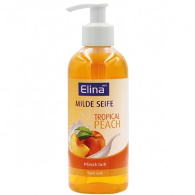 Soap Liquid Elina 300ml Peach w/ Pump