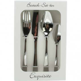 Cutlery set Exquisite 4pc Box stainless steel
