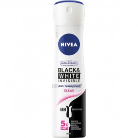 Nivea Deo Spray 150ml Black & White Clear