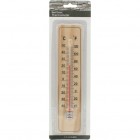 Thermometer Wooden on Card 22x5x0.5cm