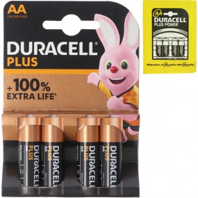 Battery Duracell Plus Mignon 4pcs MN1500