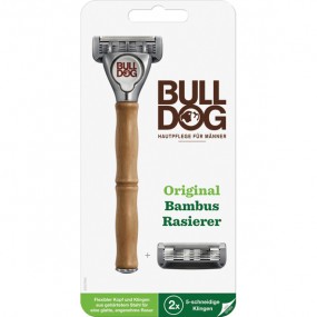 Wilkinson Bulldog Rasierer mit Bambusgriff