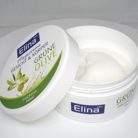 Crème de soins de la peau Elina Olive150ml en pot