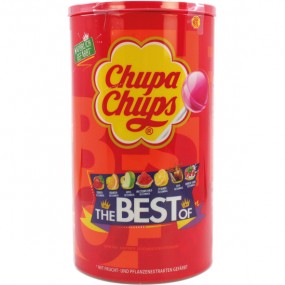 Chupa Chups Lolly Best of 100's Cap&Flag 1200g