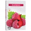 Tealights Scent 6s raspberry in folded box